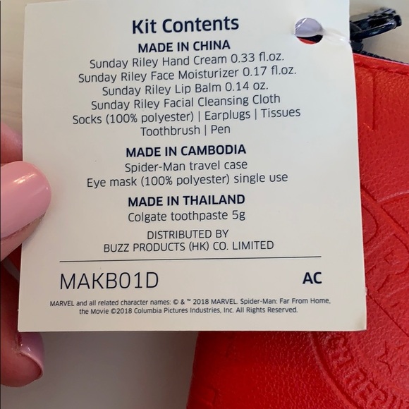 Spider Man United Amenity kit new and unopened - Picture 3 of 3